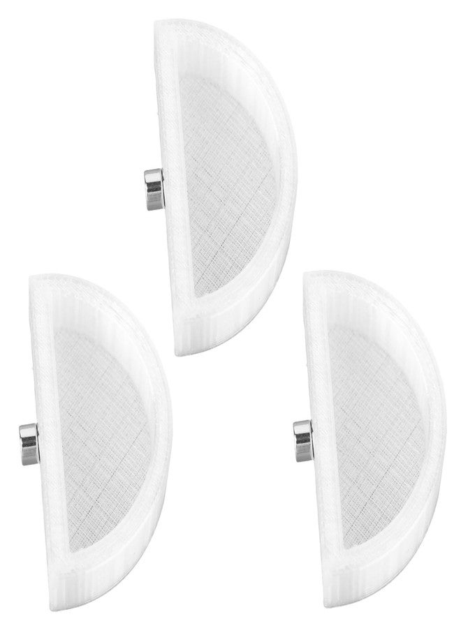 Fukaisu 3pcs Jumping Spider Water Bowl with Magnetic, Leak-Proof Jumping Spider Food Feeding Dispenser Dish Enclosure Decor Accessories for Tarantula Mantis Small Reptiles and Pets (Half Round) - Image 1